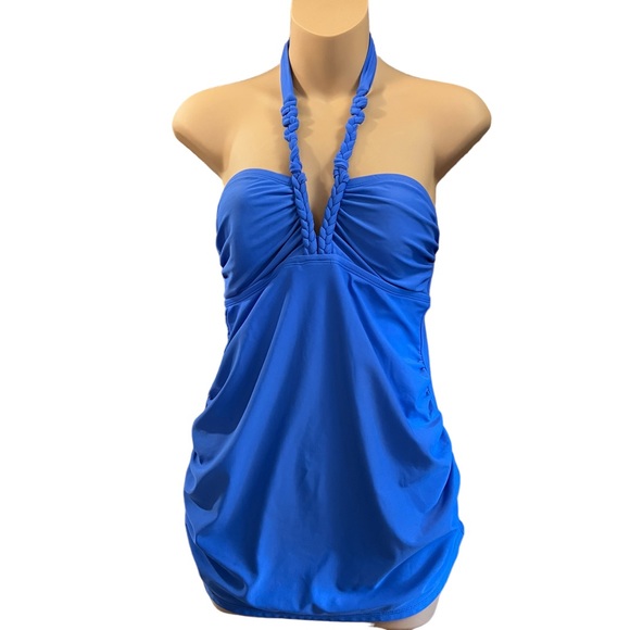 Liz Lange Maternity Swimsuit Halter Swim Tankini Top - Sz S/P - Picture 1 of 5